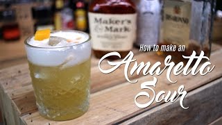 Amaretto Sour Cocktail Recipe  Jeffrey Morgenthalers Method [upl. by Light]