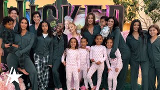 Ariana Grande amp Cynthia Erivo Join ‘Wicked’ Screening For Kim Kardashian’s Family [upl. by Enehs544]