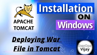 Tomcat Installation on Windows 💻 😎  How to Deploy War File in tomcat   Tomcat Server Tutorial [upl. by Frankhouse]