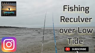 Sea Fishing UK  Reculver Kent  Fishing Over Low Tide [upl. by Drucie]