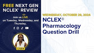 NCLEX® Pharmacology Question Drill [upl. by Ardnaik]