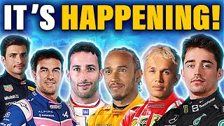 Biggest Upcoming F1 Transfers That Will Change Everything [upl. by Ardnola]