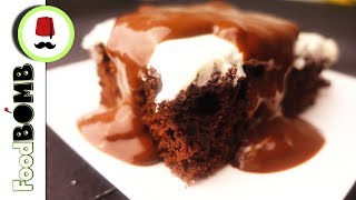 134 Chocolade Cake met een simpele Chocoladesaus  Foodbomb [upl. by Yedrahs636]