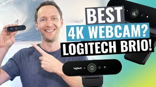 Logitech Brio Review Best 4K Webcam [upl. by Orfield]