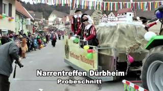 Narrentreffen Dürbheim Probeschnitt NZ Dürbheim Mariazell [upl. by Keelia]