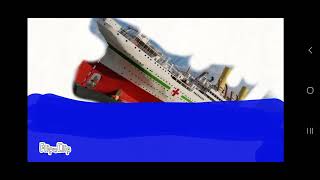 Brittanic 🛳🚢FlipaClip Sinking Animation [upl. by Sidalg]