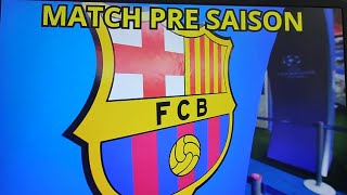 Actu Barça MATCH DE PRE SAISON DU FC BARCELONE  DISPOSTIF TACTIQUE [upl. by Yecac]