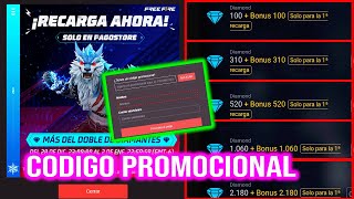 ▶ Código promocional pagostore 2022 como obtener codigo promocional pagostore 2023 Recargar diamante [upl. by Leirbag]