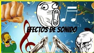 Pack de Efectos De Sonido Que Usan Los YOUTUBERS🎶 [upl. by Macfarlane]