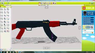 Lego Ak 47 V2 LDD [upl. by Mcarthur]