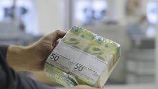 The new banknotes  journey to the public and back [upl. by Luapnaes634]