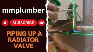 How to pipe up a radiator valve [upl. by Hedda]