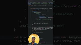 Forground service in android studio kotlin android kotlin [upl. by Airdnax]