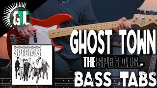 The Specials  Ghost Town  Bass Cover With Tabs in the Video [upl. by Rand878]