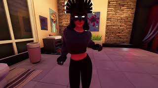 😍 PARTY HIPS by Fortnite Shadowbird Skin 🥰 [upl. by Aeslahc]