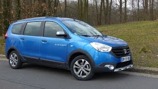 Essai Dacia Lodgy Stepway  léger affinage [upl. by Notnirt410]