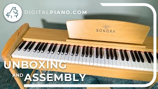 📦 Sonora SDP3  Unboxing amp Assembly  Digitalpianocom [upl. by Unhsiv317]