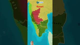 Kaveri Nadi ke bare mein janenge geograpy upsc gk map geography [upl. by Zsa Zsa846]