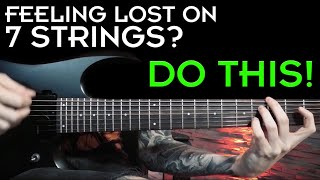 How To Shred On 7 Strings  Modern Metal Riffs amp Licks Lesson [upl. by Petrie]