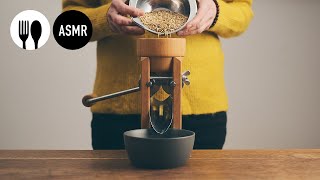 How we Make Our Own Rolled Oats Fresh Homemade Oatmeal with an Oat Flaker ASMR [upl. by Argile]