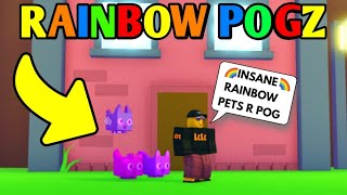 INSANE RAINBOW PETS are POG Pet Simulator X [upl. by Llehcar]