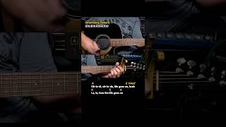 ObLaDi ObLaDa  The Beatles 1968 Easy Guitar Chords Tutorial with Lyrics Part 1 SHORTS REELS [upl. by Aicemaj168]