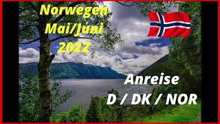 Norwegen Wohnmobil Tour 2022 Teil1 Roadtrip Fiske Camp DK  Fähre  Camping Lovisenberg  Vlog75 [upl. by Liagaba]