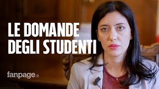 Scuola la ministra Azzolina risponde alle domande degli studenti [upl. by Etnwahs]