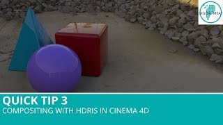 Quick Tip 3 Compositing With HDRIs In Cinema 4D [upl. by Enomar]