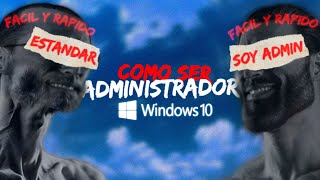 ♿Como ser ADMINISTRADOR TOTAL en WINDOWS 10 🌐 [upl. by Frazer]