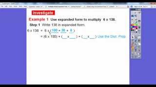 Multiply Using Expanded Form  Lesson 26 [upl. by Abrahan]