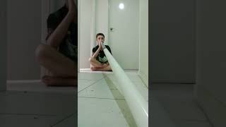 Practice Session On A SelfMade PVC PIPE Didgeridoo Key Of 448hz LOW Gb [upl. by Hsilgne]