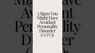 Avoidant personality disorder simptomes fearofrejection fearofintimacy avoidant avoiding [upl. by Gothurd]