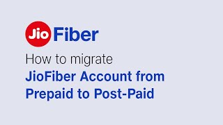 How To Migrate JioFiber Account from Prepaid to Postpaid [upl. by Aissatsan]