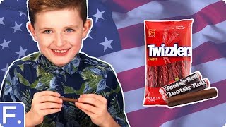 Irish Kids Try American Snacks [upl. by Nnailuj767]