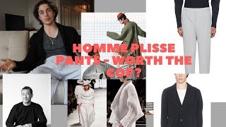 Homme Plisse Pants by Issey Miyake  Worth The Pick Up [upl. by Schilit550]