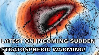 Latest on Incoming Sudden Stratospheric Warming 30th December 2023 [upl. by Saixela633]