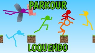 AvM Shorts Ep 22  Parkour  Loquendo Alan Becker [upl. by Devi55]