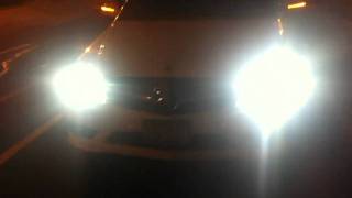 Mercedes C300 Turn Signals white front red rear LED [upl. by Adianes]