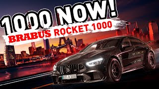 BRABUS Rocket 1000 based on MercedesAMG GT 63 S E Performance  1000 NOW [upl. by Simmons199]