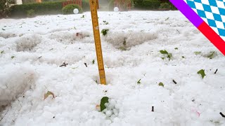 Hagelunwetter bei Starnberg am 22062021 [upl. by Ynafetse]