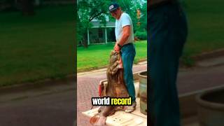 The WORLD RECORD FLATHEAD CATFISH fishingvideo catfish fish fishinglife fishing fishspecies [upl. by Blodget304]