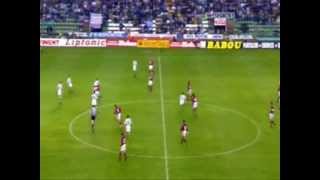 Zidane Volley 40 yards out with weaker foot Bordeaux [upl. by Scheld249]