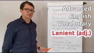 Lenient adj  Advanced English Vocabulary  One Minute Videos [upl. by Aratak]