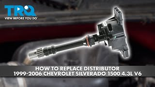 How to Replace Distributor 19992006 Chevrolet Silverado 1500 43L V6 [upl. by Agon]