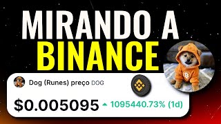 DOG TO THE MOON  MEMECOIN MIRANDO A BINANCE E MILHÕES DE USUÁRIOS AUSTRALIANOS [upl. by Rik]