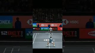 Use of backhand gripBadmintonShorts [upl. by Krusche]