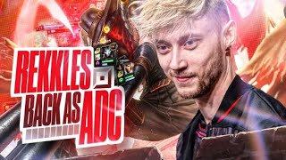 REKKLES LOCKS IN JHIN ADC  T1 ACADEMY VS KDF  CAEDREL [upl. by Adni213]