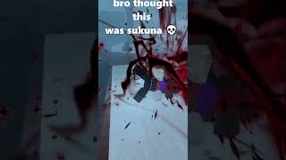 Bro thought this was sukuna 💀💀 roblox sorcery jjk blackflash sorceryfight jujutsukaisen edit [upl. by Samala774]