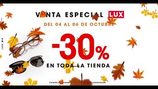 Venta Especial  Ópticas Lux v3 [upl. by Kcirevam]